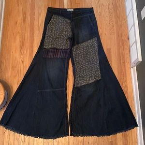 Free People Patchwork Flare